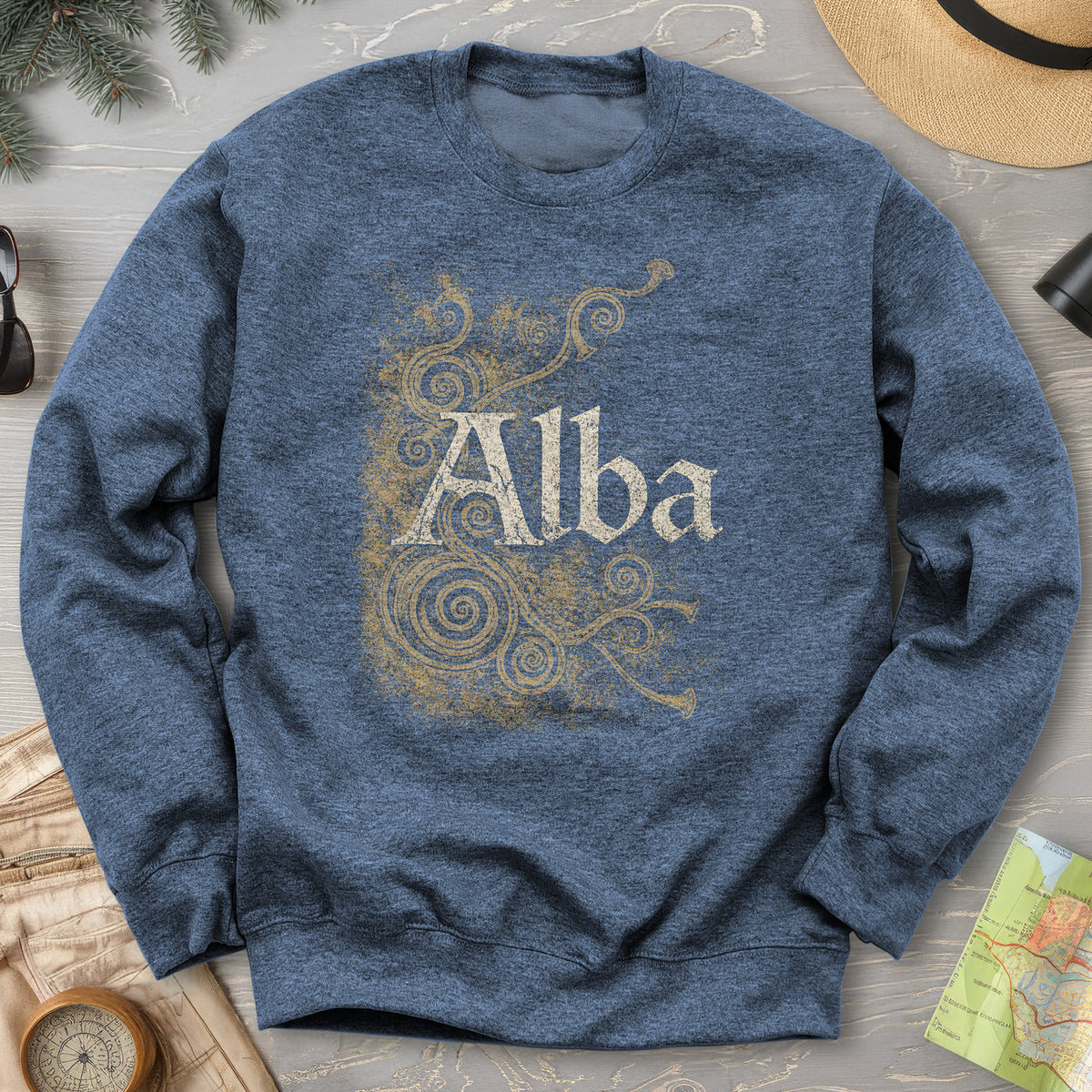 Alba Ancient Spirals Sweatshirt
