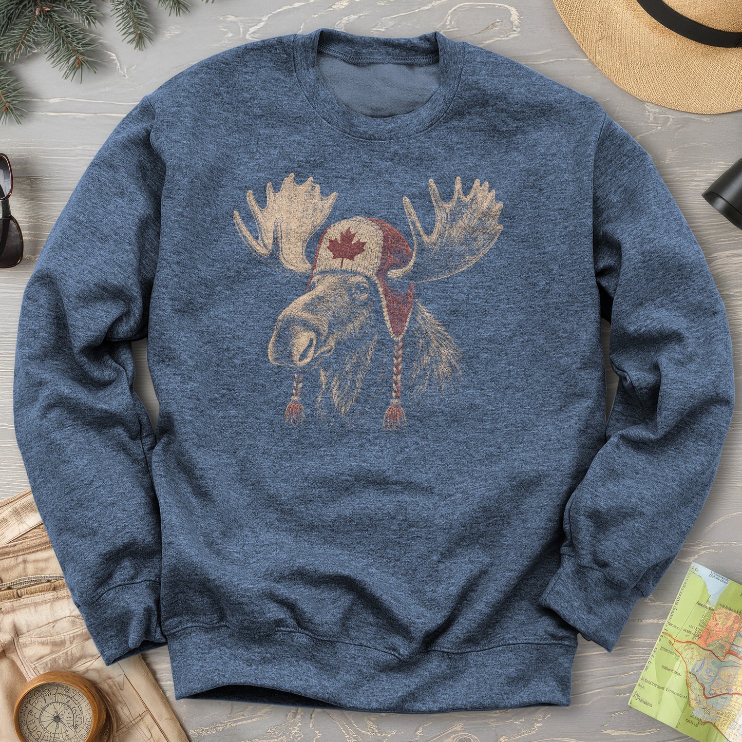 Canada Moose Cap Sweatshirt