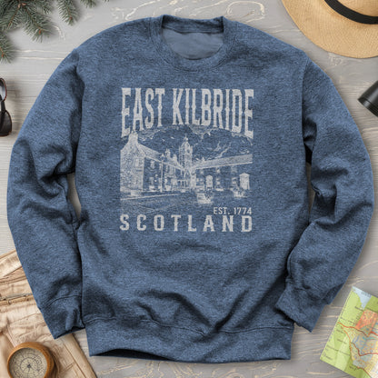 East Kilbride Scotland Sketch Sweatshirt
