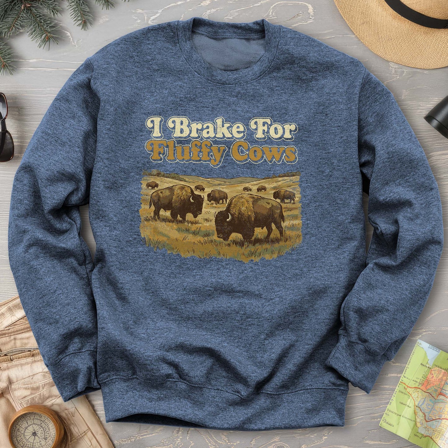 Fluffy Cow Brake Sweatshirt