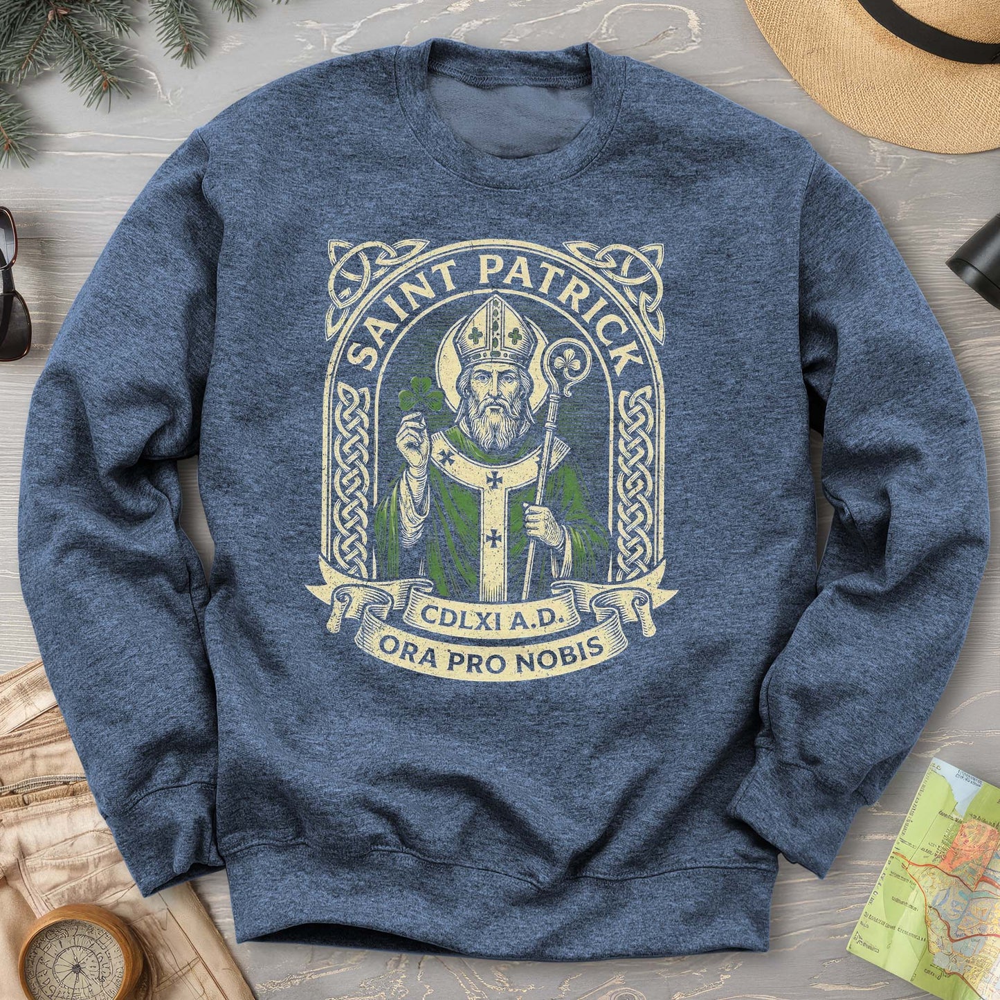 Saint Patrick Ora Pro Nobis Sweatshirt