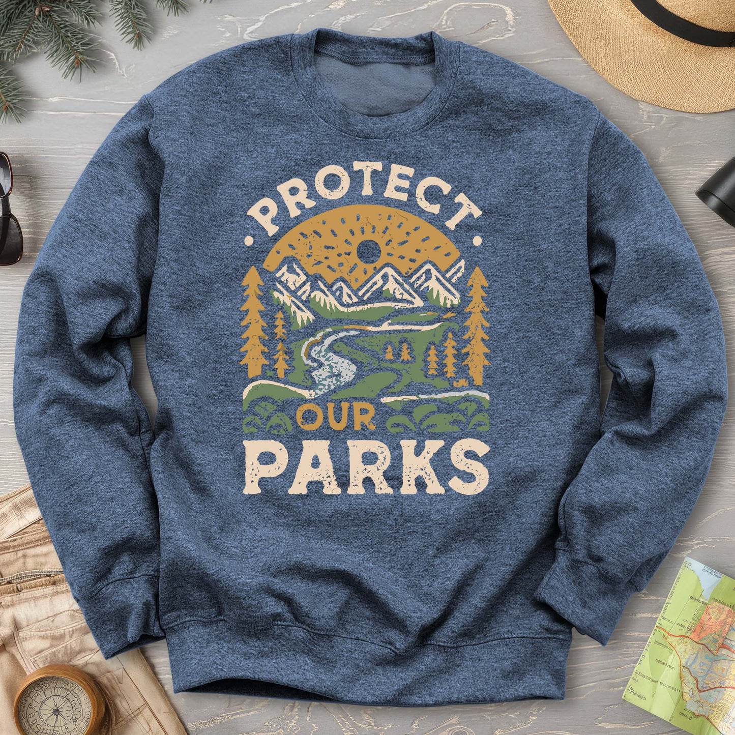 Protect Our Parks Hand-Drawn Sweatshirt