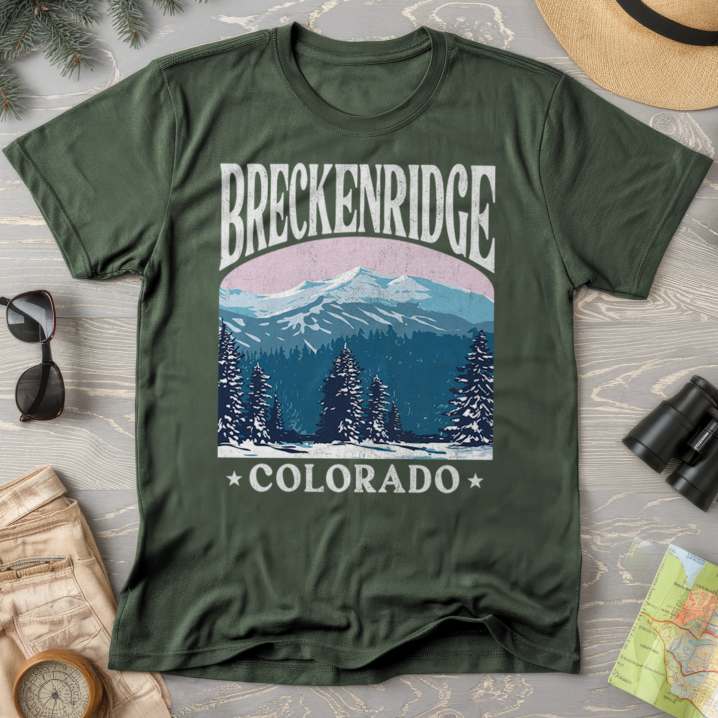 Breckenridge Colorado "Big and Bold" Comfort Colors T-Shirt