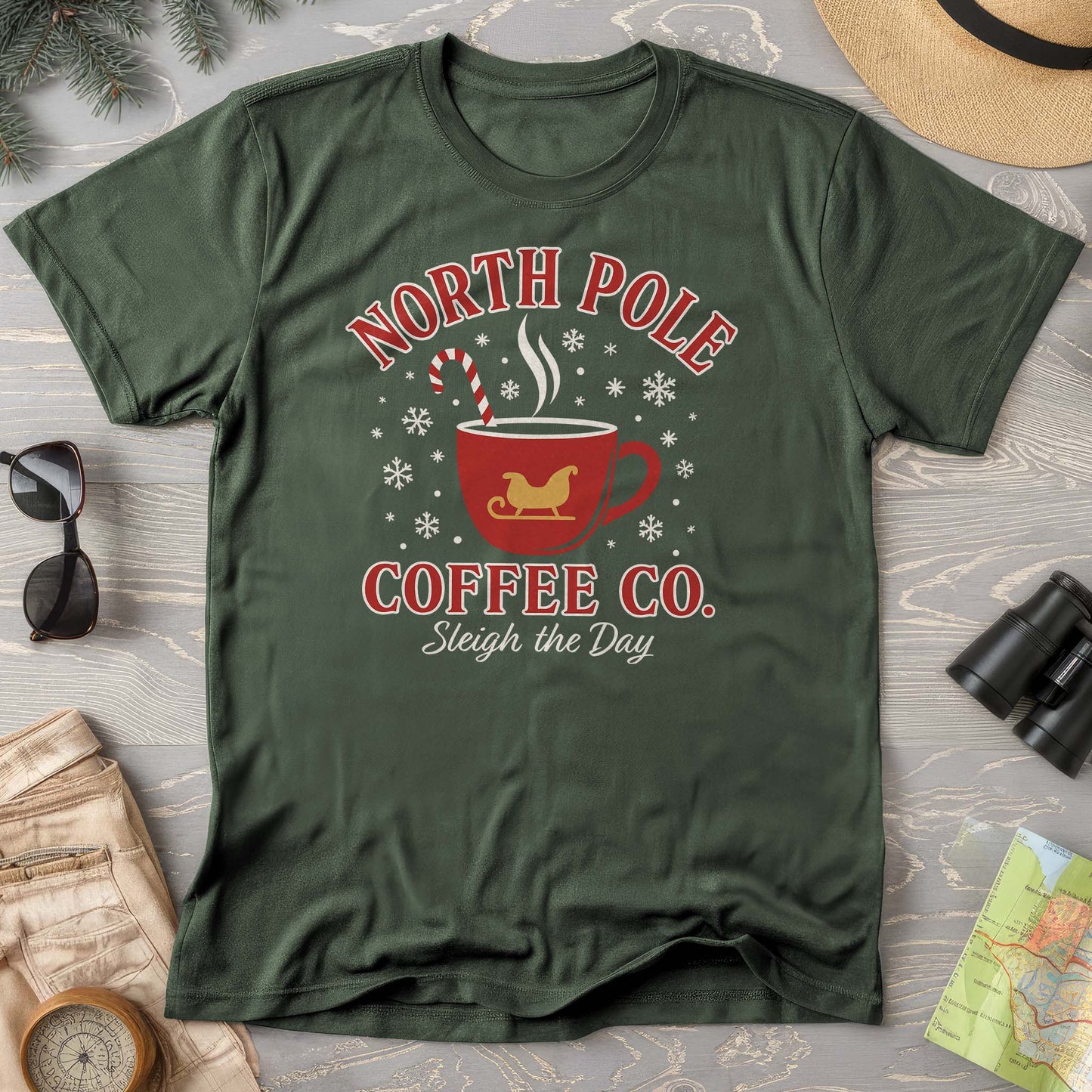 North Pole Coffee Company Comfort Colors T-Shirt