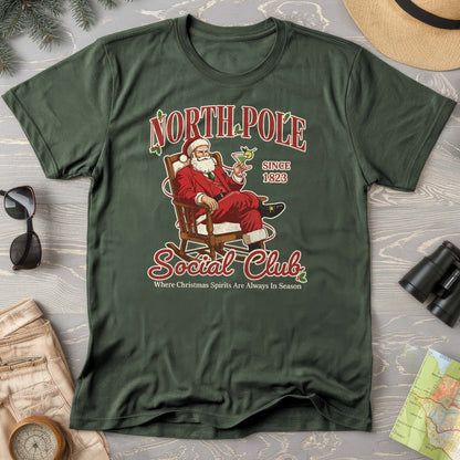 North Pole Social Club Comfort Colors T-shirt