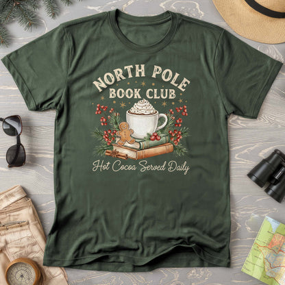North Pole Book Club Comfort Colors T-shirt