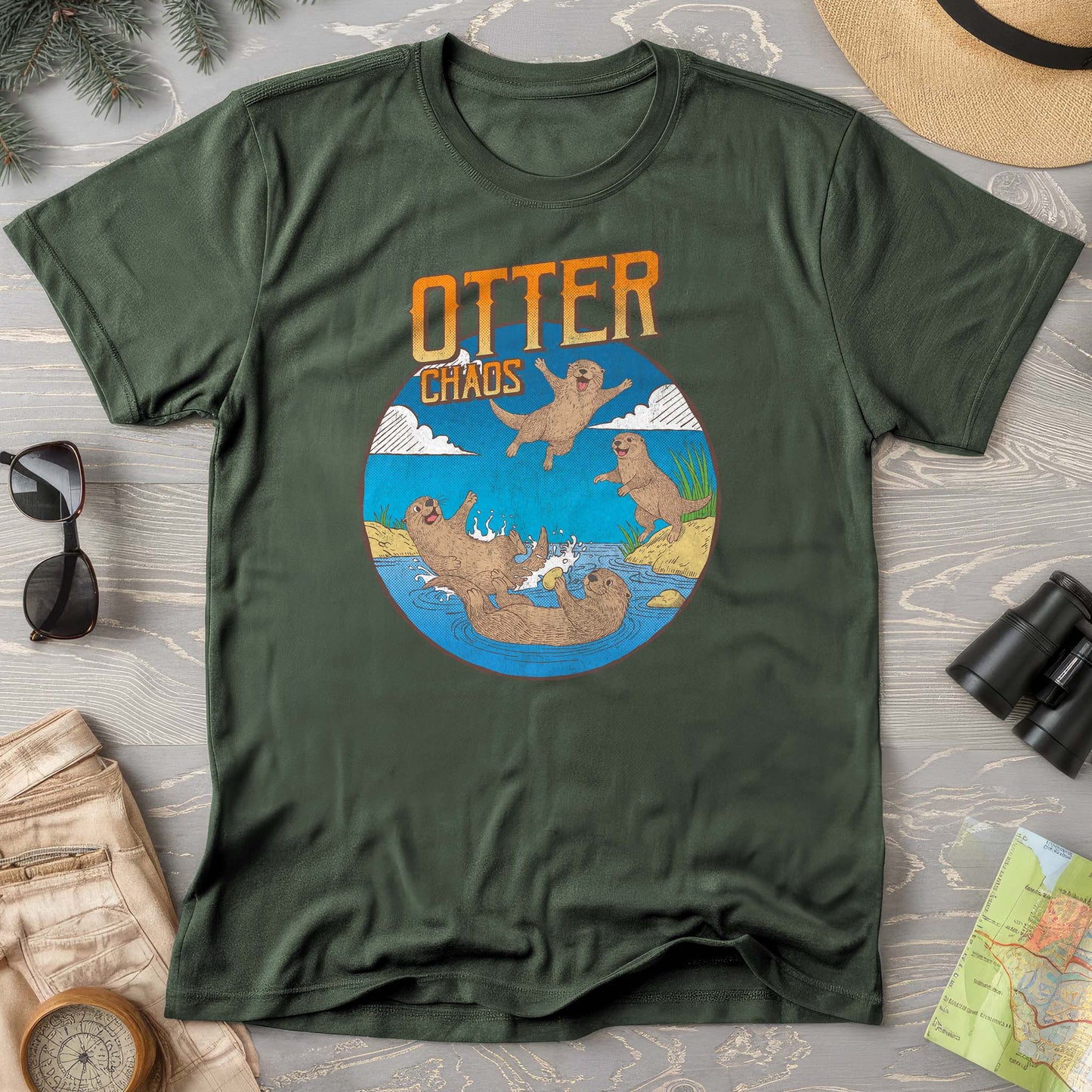 Otter Chaos Comfort Colors T-shirt