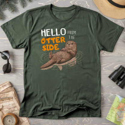 Hello From the Otter Side Comfort Colors T-shirt