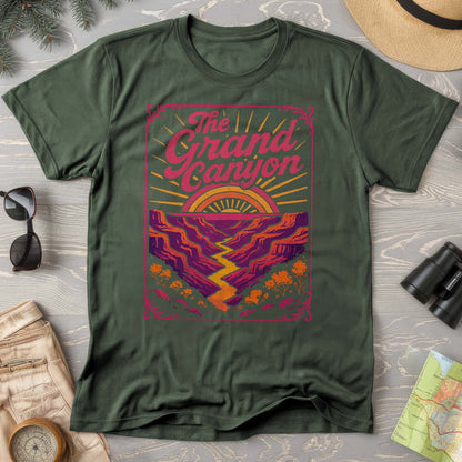 Grand Canyon Retro Neon Comfort Colors T-shirt