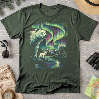 Northern Lights Polar Bears T-shirt