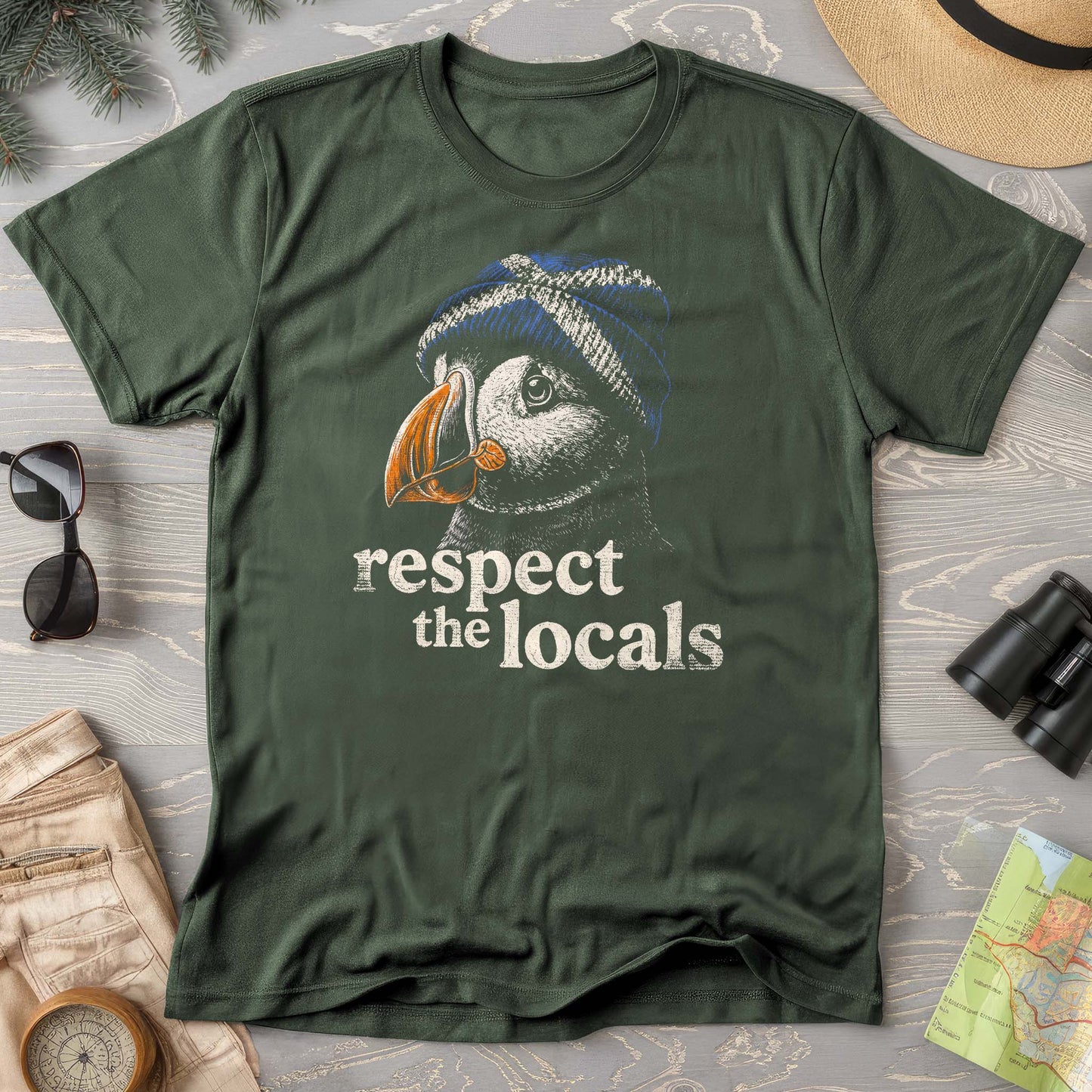 Puffin Scotland Beanie T-Shirt