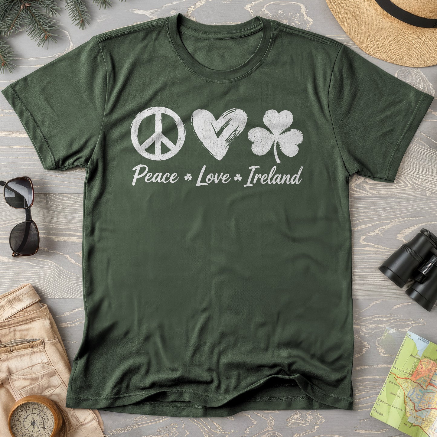 Peace Love Ireland T-Shirt