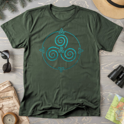 Celtic Triskele Spiral T-Shirt