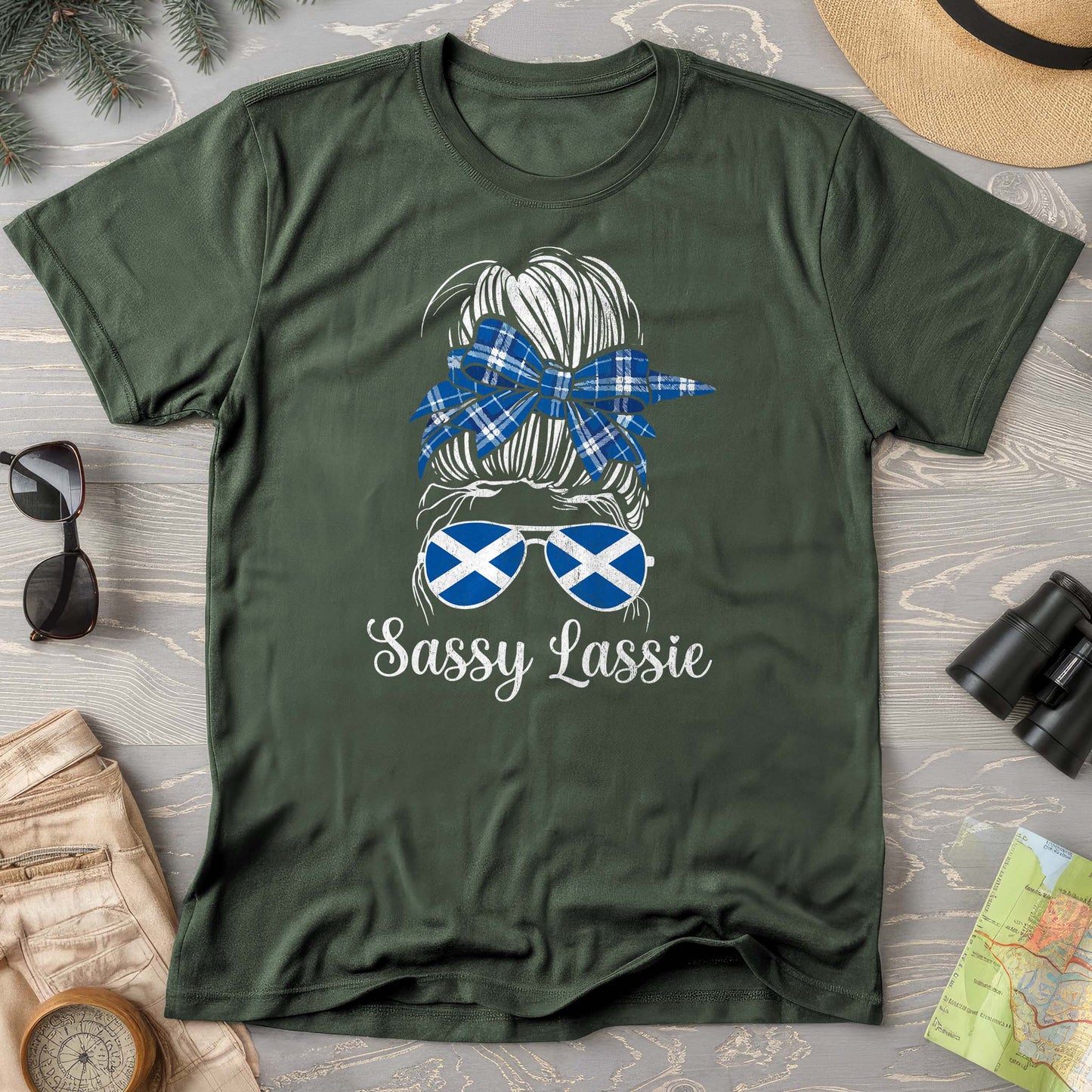 Scottish Sassy Lassy T-shirt