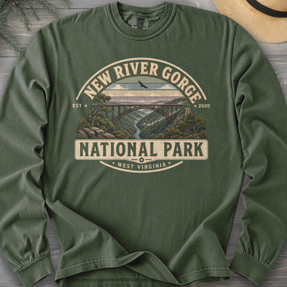 New River Gorge Medallion Long Sleeve Shirt