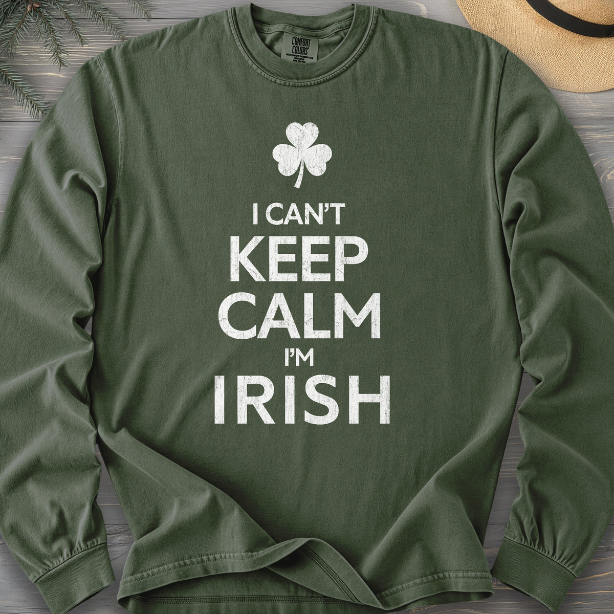Keep Calm Irish Long Sleeve Shirt
