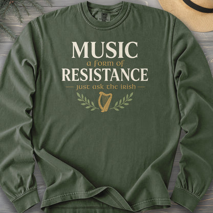Music Resistance Irish Long Sleeve Shirt