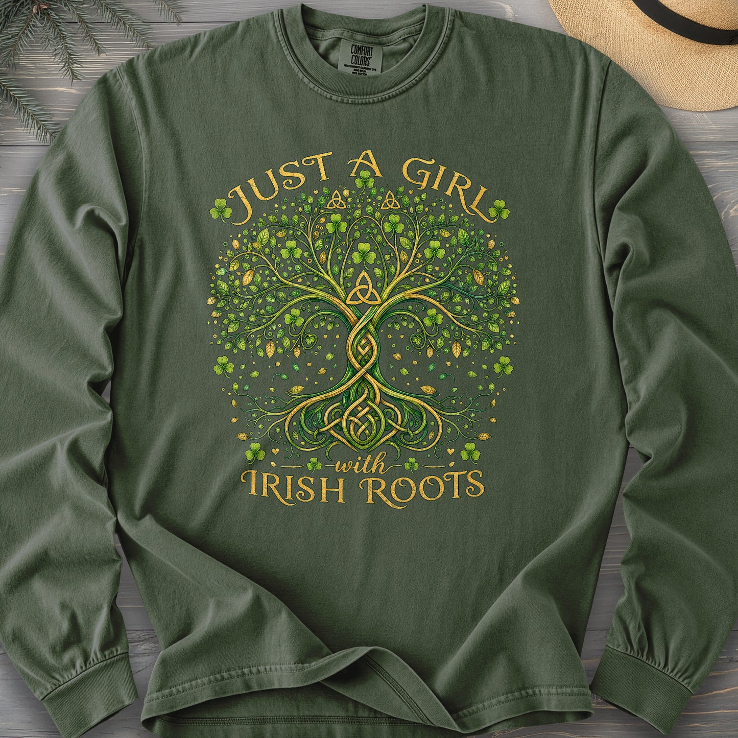 Irish Roots Girl Long Sleeve Shirt