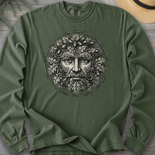 Green Man Long Sleeve Shirt