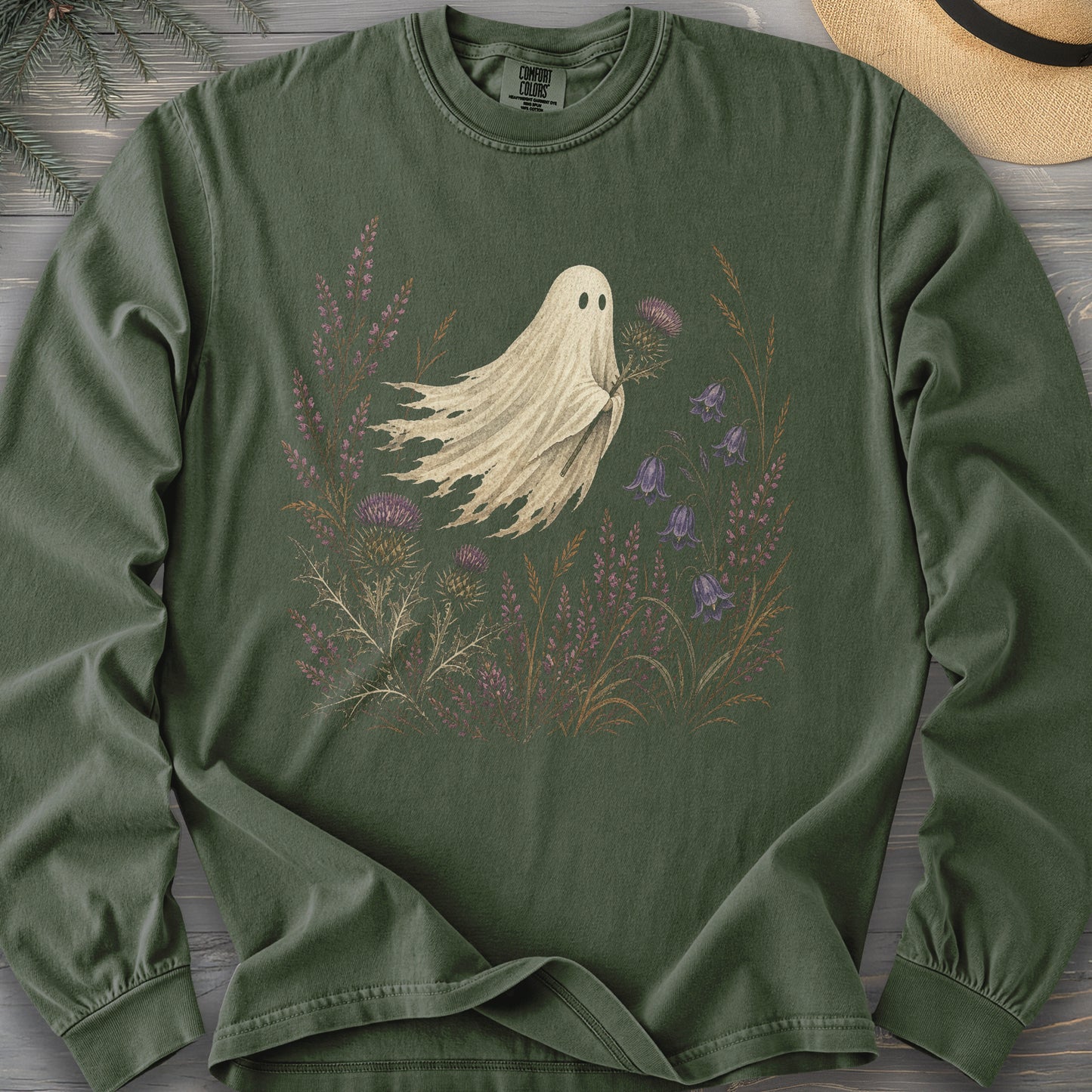 Thistle Ghost Florals Long Sleeve Shirt