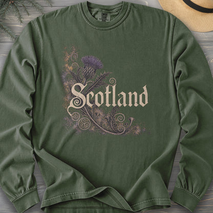 Scotland Ancient Symbols Comfort Colors 6014 Long Sleeve
