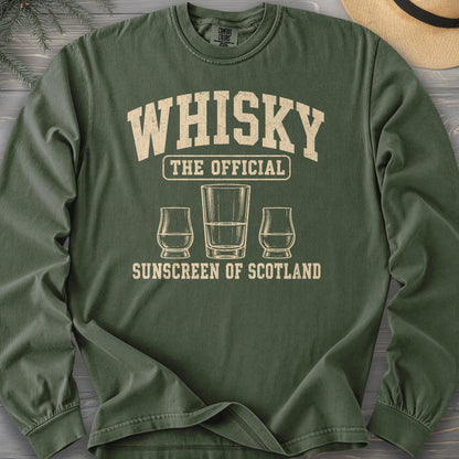 Whisky Scottish Sunscreen Comfort Colors 6014 Long Sleeve
