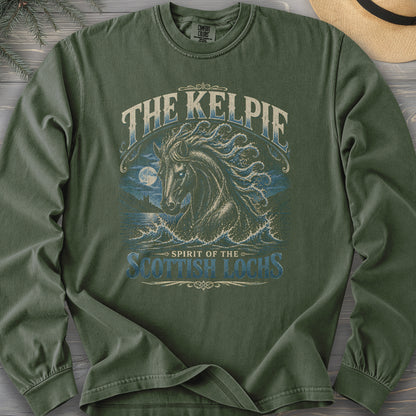 The Kelpie Scottish Lochs Comfort Colors 6014 Long Sleeve