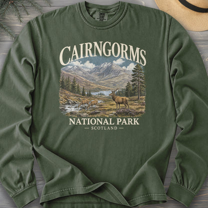 Cairngorms National Park Scotland Comfort Colors 6014 Long Sleeve