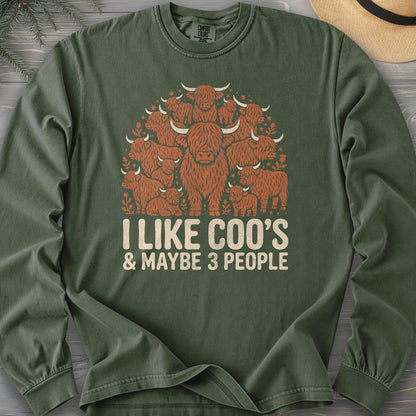 I Like Coos Comfort Colors 6014 Long Sleeve