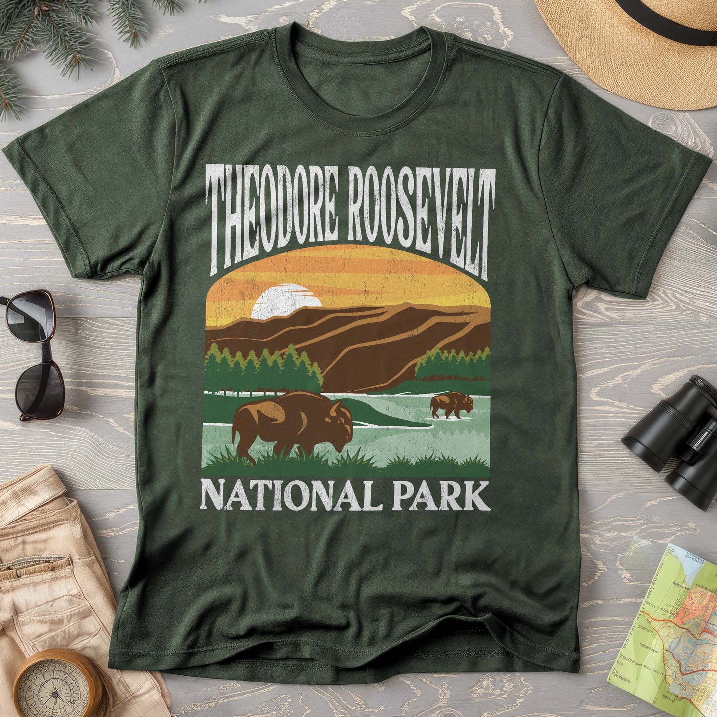 Theodore Roosevelt National Park "Big and Bold" Comfort Colors T-Shirt