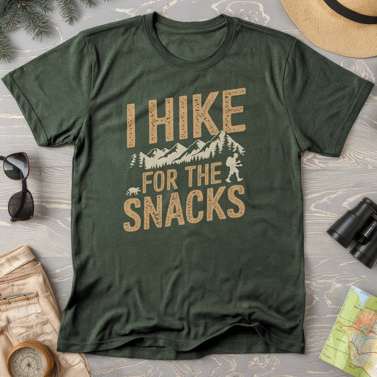 I Hike for the Snacks Comfort Colors T-Shirt