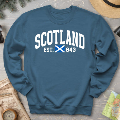 Scotland Varsity Flag Sweatshirt