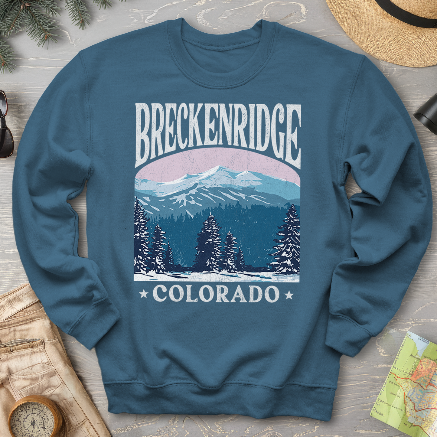 Breckenridge Colorado "Big and Bold" Sweatshirt