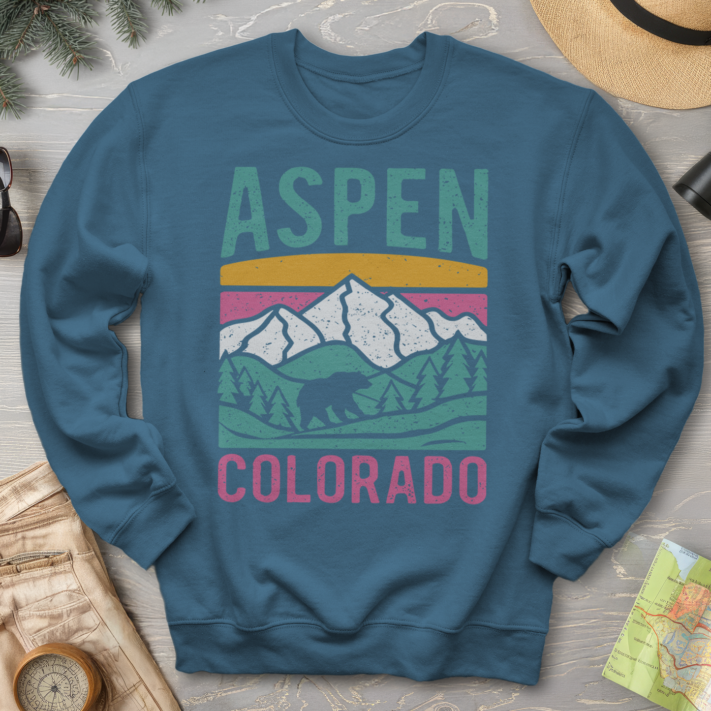 Aspen Colorado Bear Sweatshirt