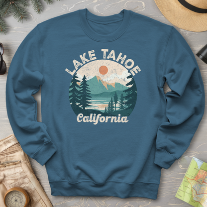 Lake Tahoe California Circle Sweatshirt