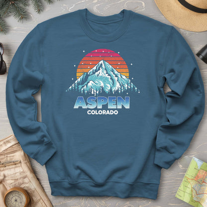Aspen "80's Vintage Sunset" Sweatshirt