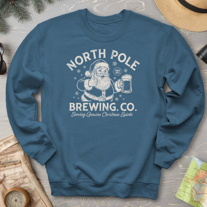 North Pole Brewing Company Vintage Print Sweatshirt