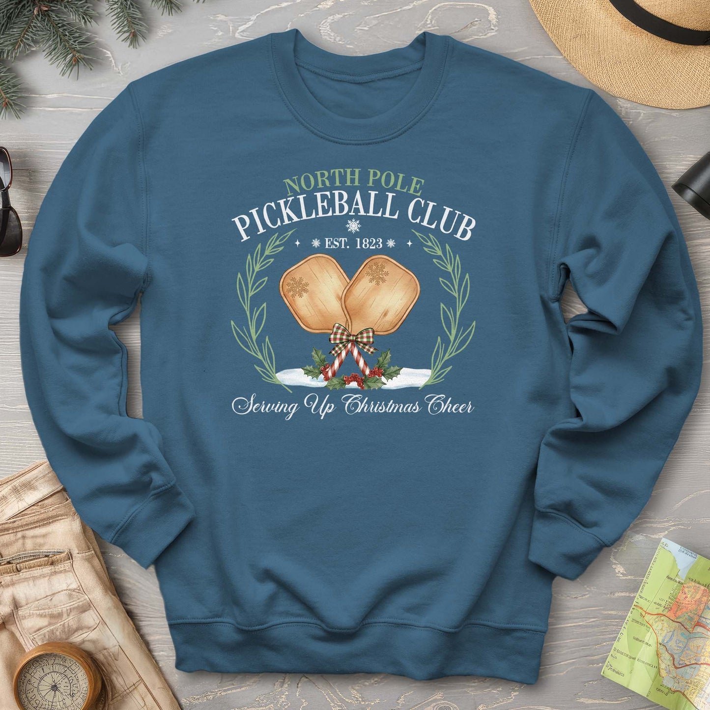 North Pole Pickleball Club Sweatshirt