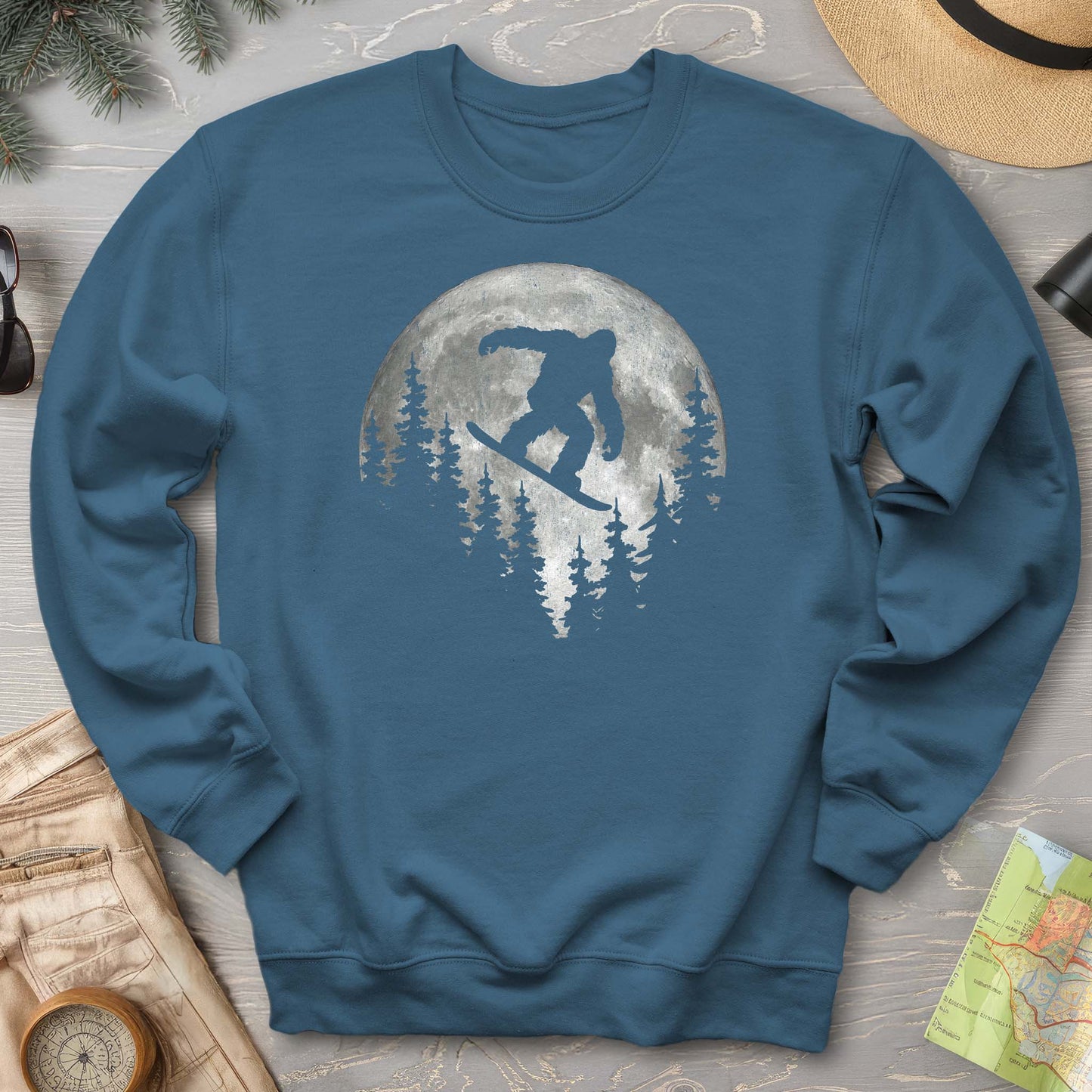 Bigfoot Snowboard Sweatshirt