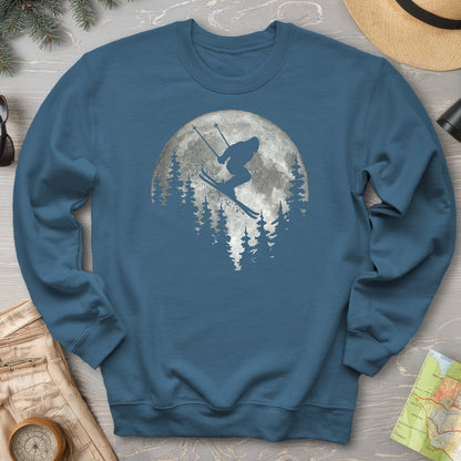 Bigfoot Ski Moon Sweatshirt