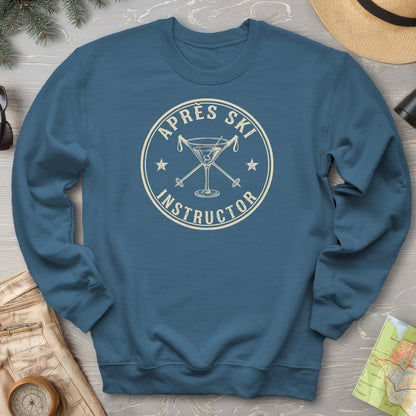 Après Ski Instructor "Vintage Badge" Sweatshirt