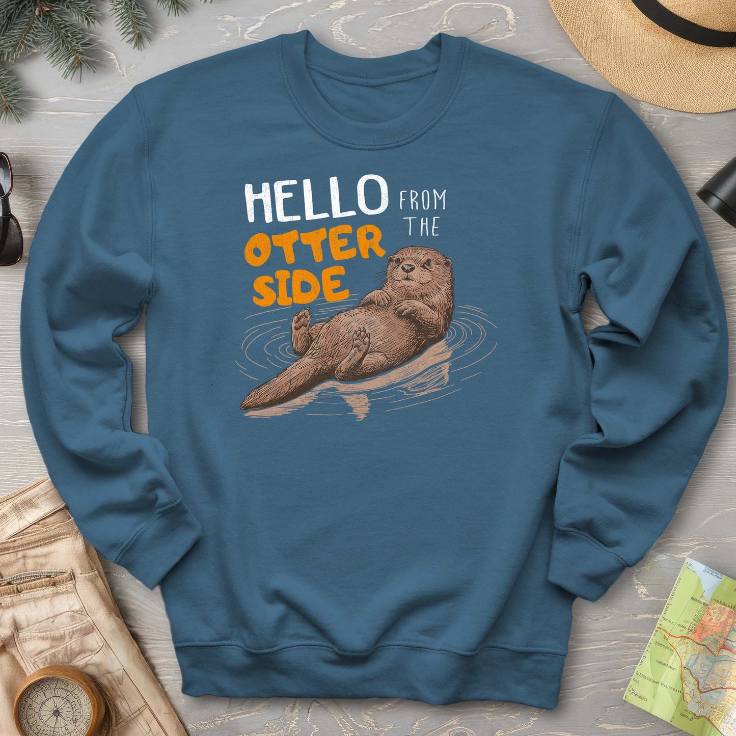 Hello From the Otter Side Sweatshirt
