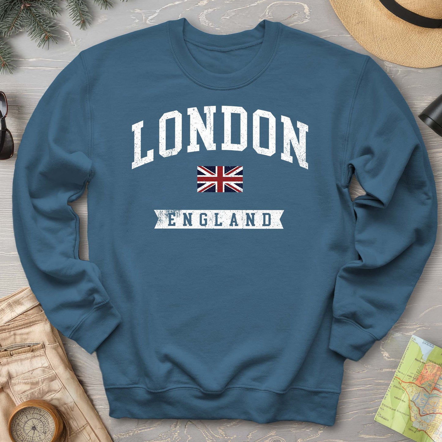 London Varsity Flag Sweatshirt
