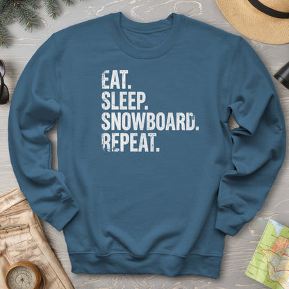 Eat Sleep Snowboard Sweatshirt