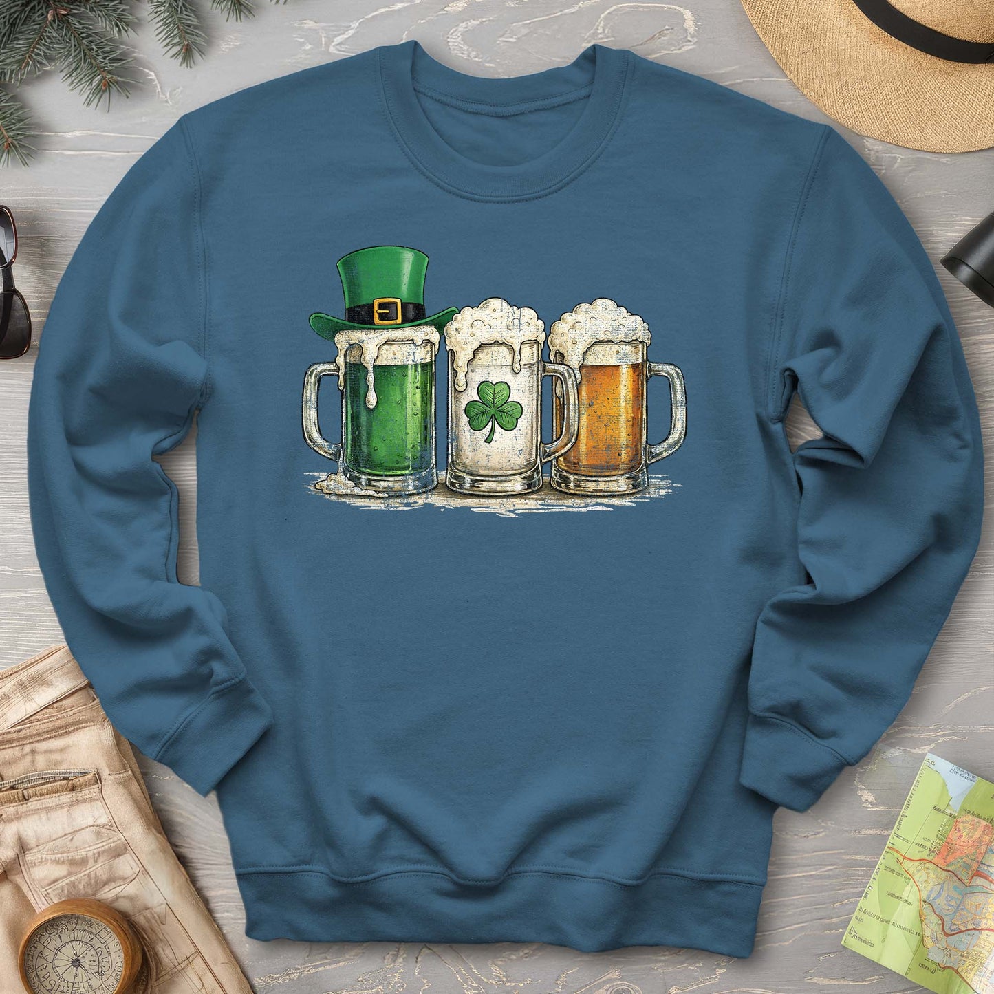 Irish Flag Mugs Sweatshirt