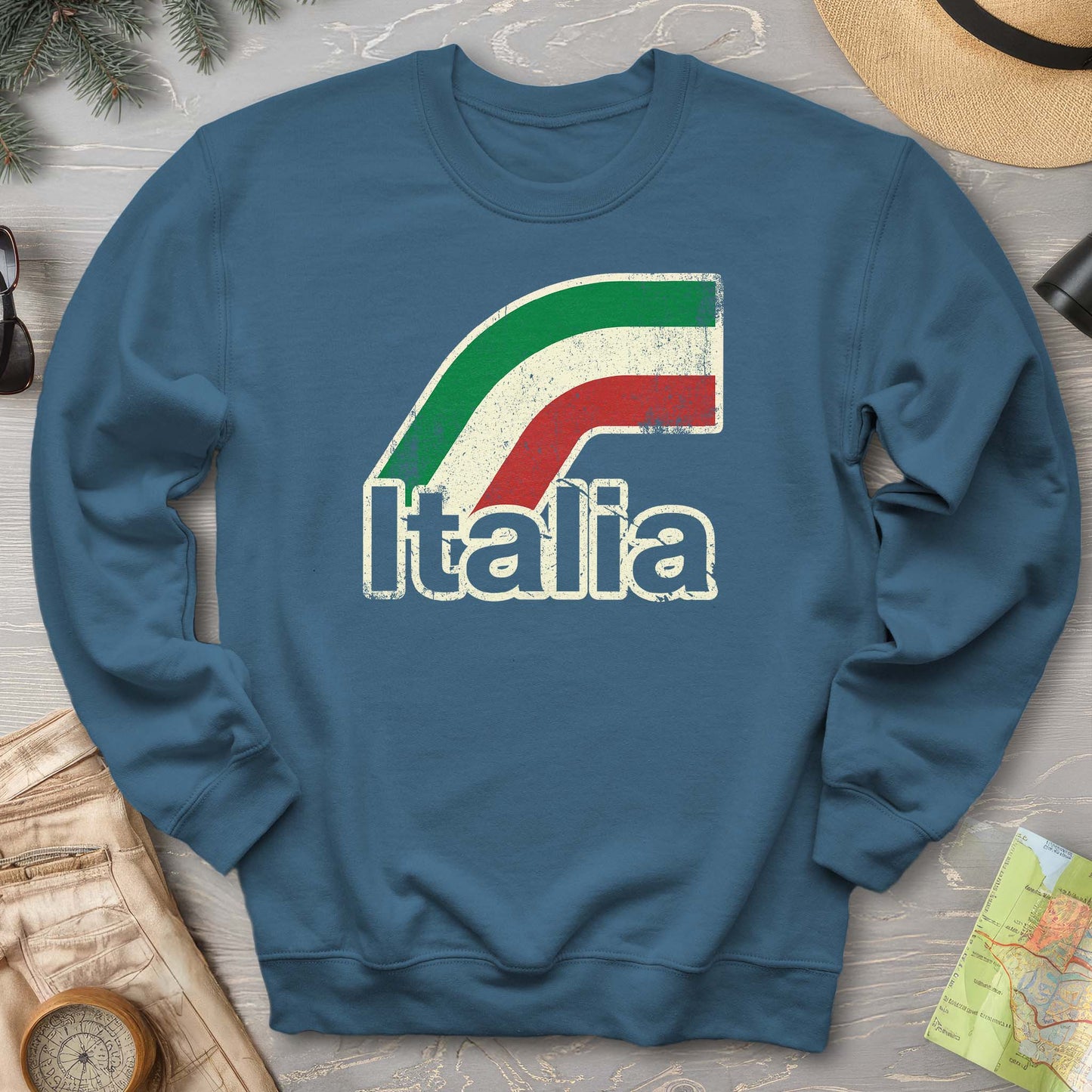 Italia Stripes Sweatshirt