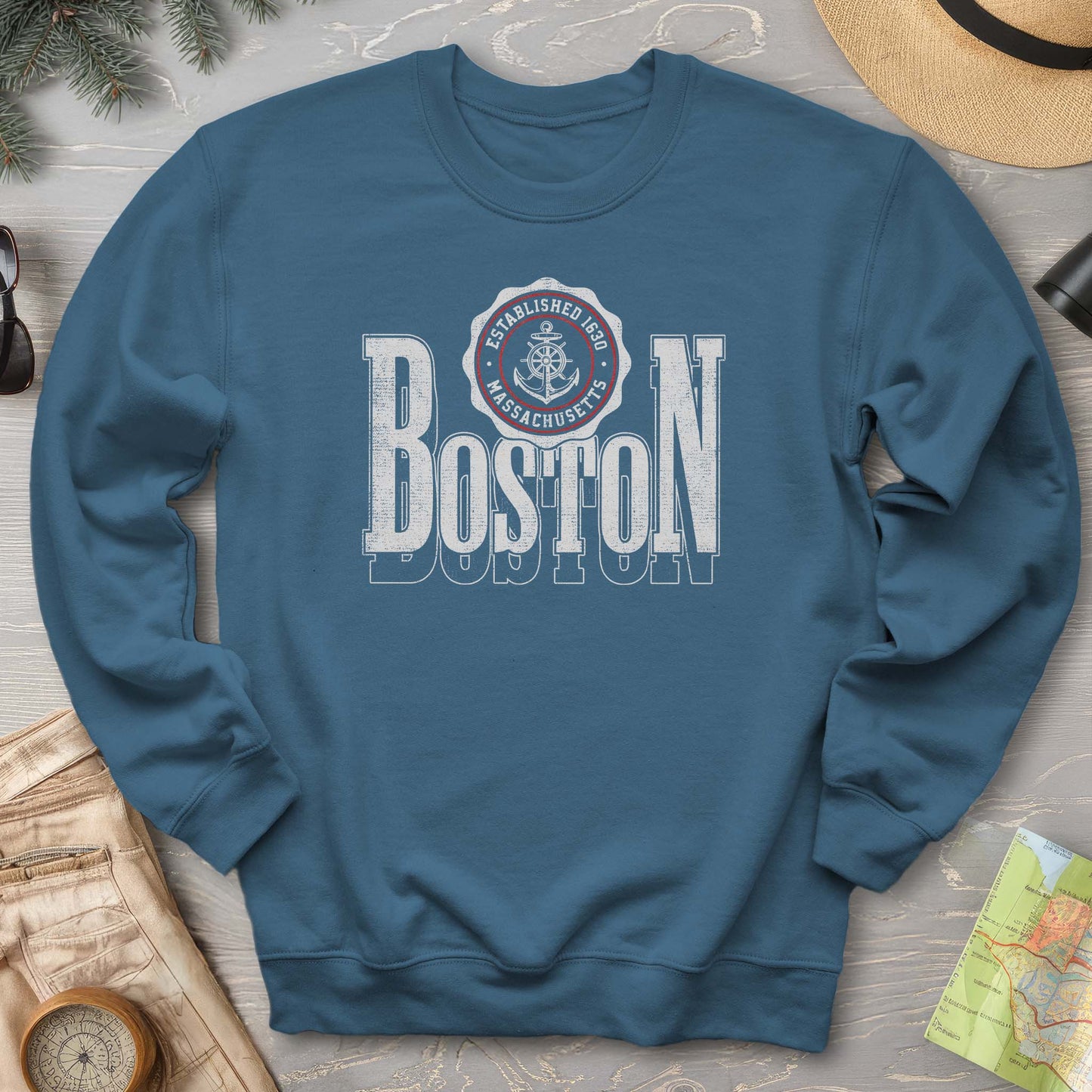 Boston Scoop Sweatshirt