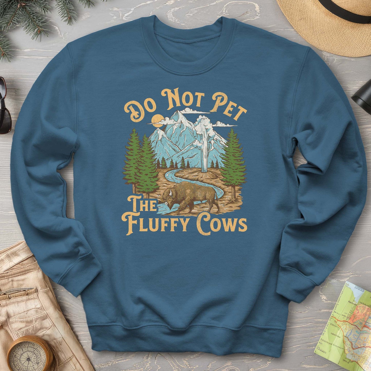 Fluffy Cows Yellowstone Sweatshirt