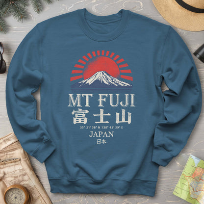 Mount Fuji Rising Sun Sweatshirt