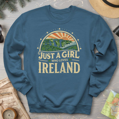Just a Girl Who Loves Ireland Sweatshirt